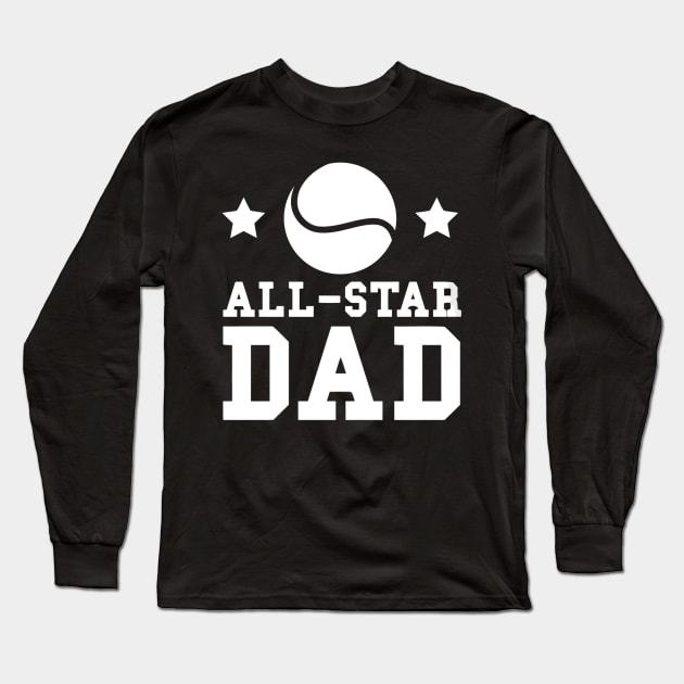 ALL STAR DAD T SHIRT FATHERS DAY GIFT Long Sleeve T-Shirt by jrgmerschmann